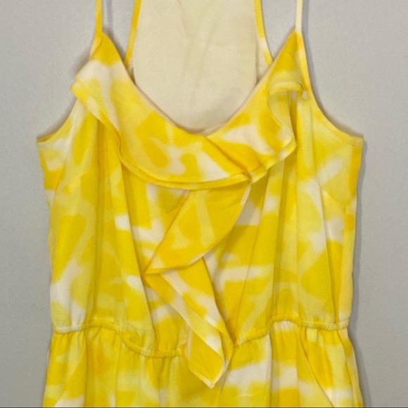 GIANNI BINI YELLOW RUFFLE DRESS - Picture 2 of 4